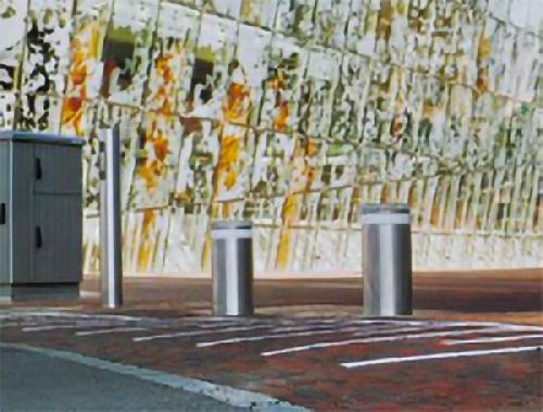 郊區(qū)工地升降柱