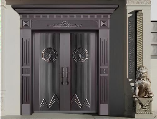 銅門實(shí)景工程案例22