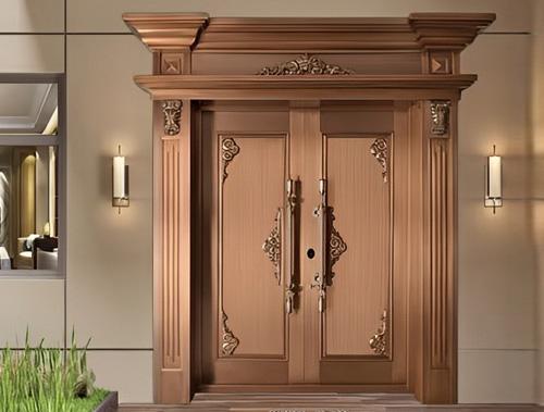 銅門實(shí)景工程案例23