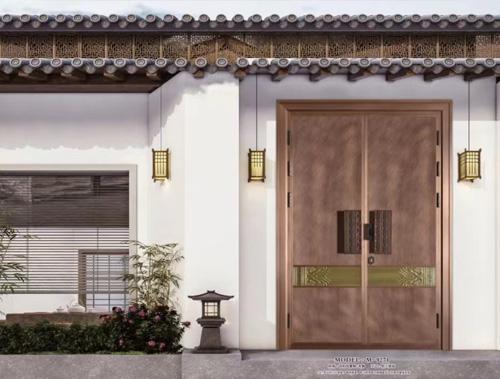 銅門實(shí)景工程案例26