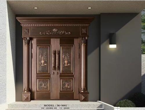 銅門實(shí)景工程案例33