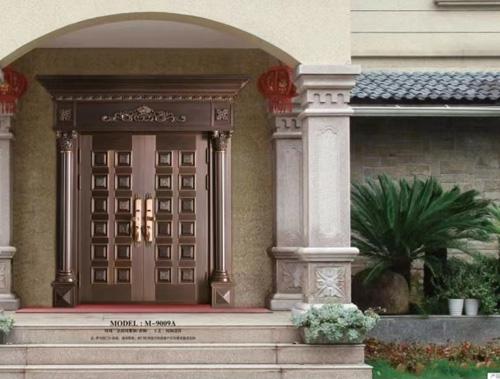 銅門實(shí)景工程案例34